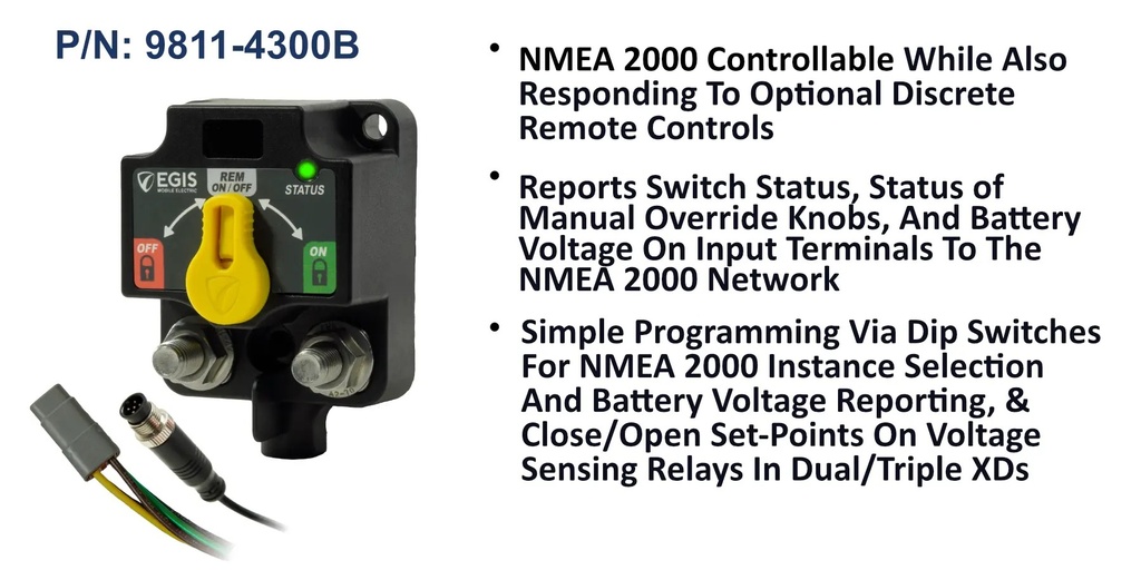 Egis XD NMEA 2000 Relays